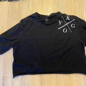 Kygo Cropped Band Shirt Black M